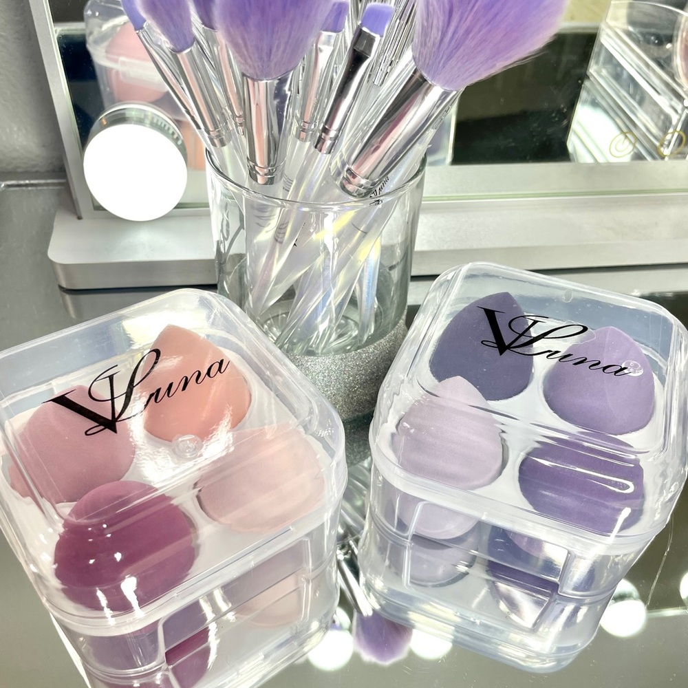 Pink/ Purple Beauty Blenders 4 Pack